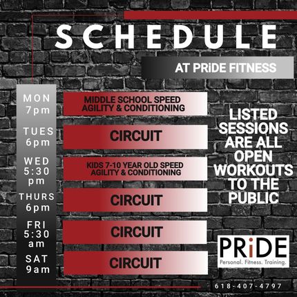 Contact Pride Fitness | Personal Fitness Training